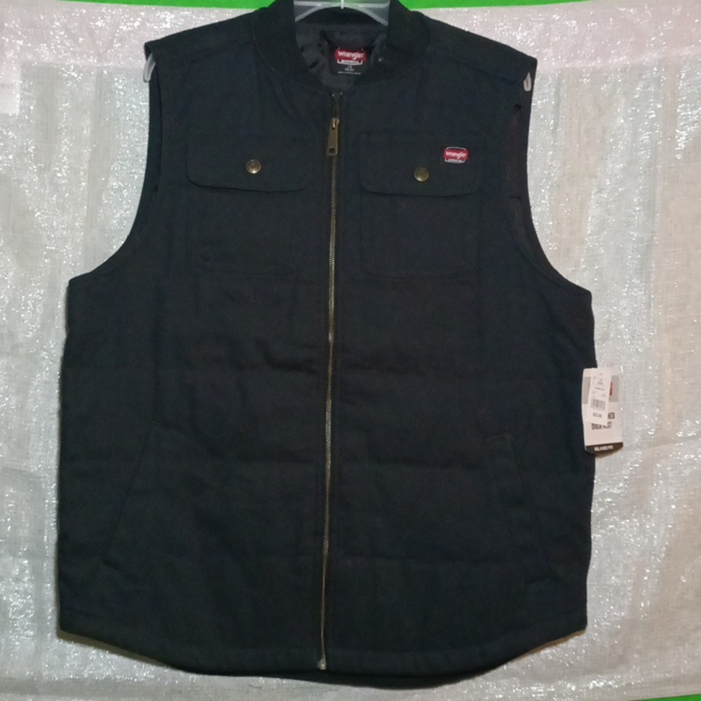 Wrangler Quilted Lined Duck Vest